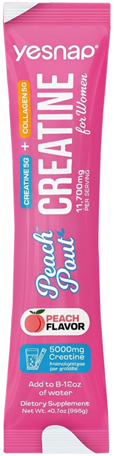 Yesnap Creatine Supplement For Women with Collagen Peptides Stick
